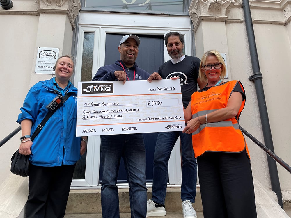Donations made direct to those who can help Wolverhampton’s homeless and vulnerable